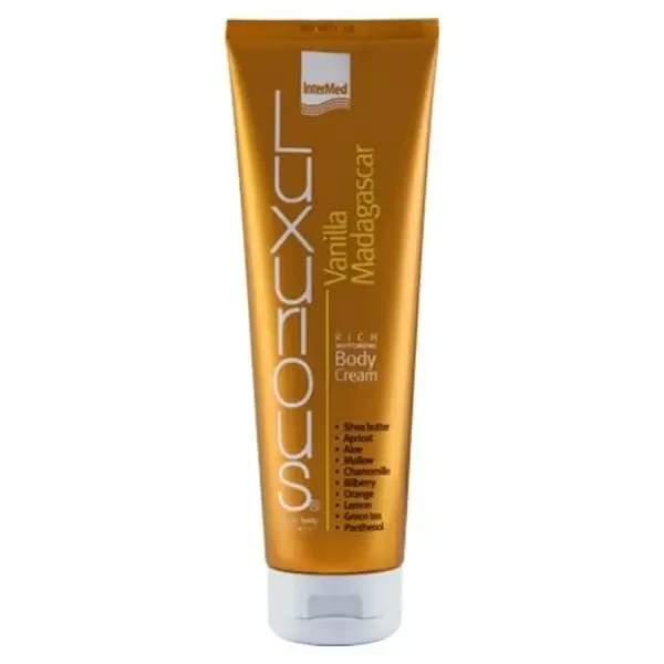 INTERMED Luxurious Moisturizing Body Cream Vanilla Magadascar 300ml