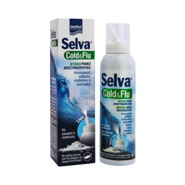 INTERMED Selva Cold & Flu Φυσικό Ρινικό Αποσυμφορητικό 150ml