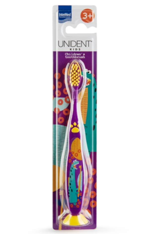 INTERMED Unident Kids Toothbrush Purple για 3+ ετών 1 τεμάχιο