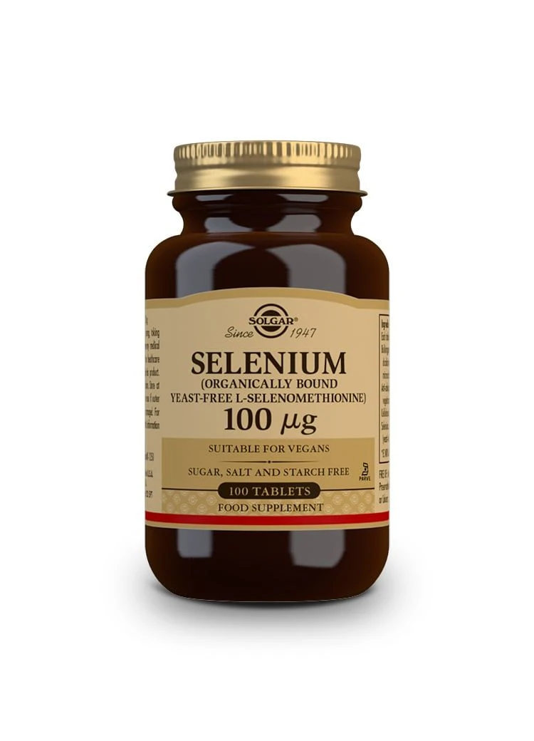 SOLGAR Selenium (Yeast-Free) 100mg 100 Ταμπλέτες