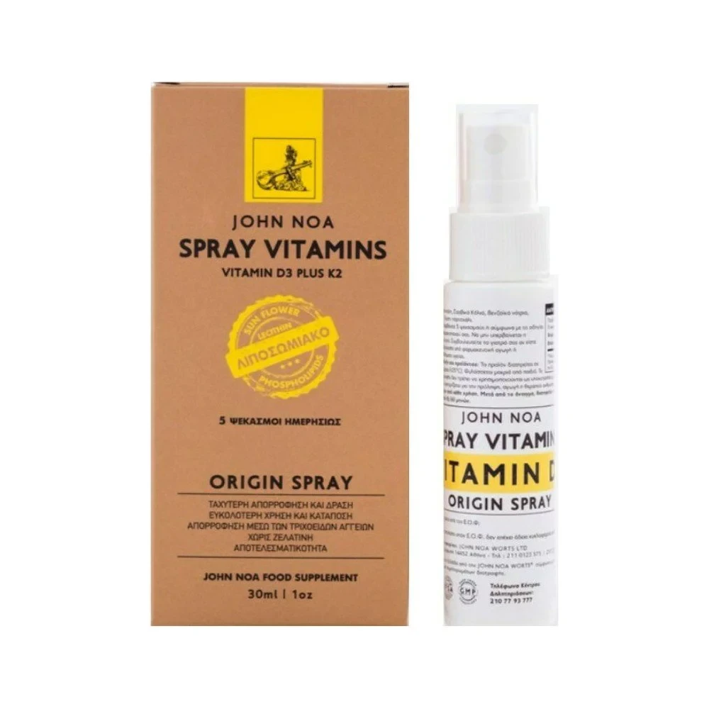 JOHN NOA Origin Spray Vitamin D3 Plus K2 30ml