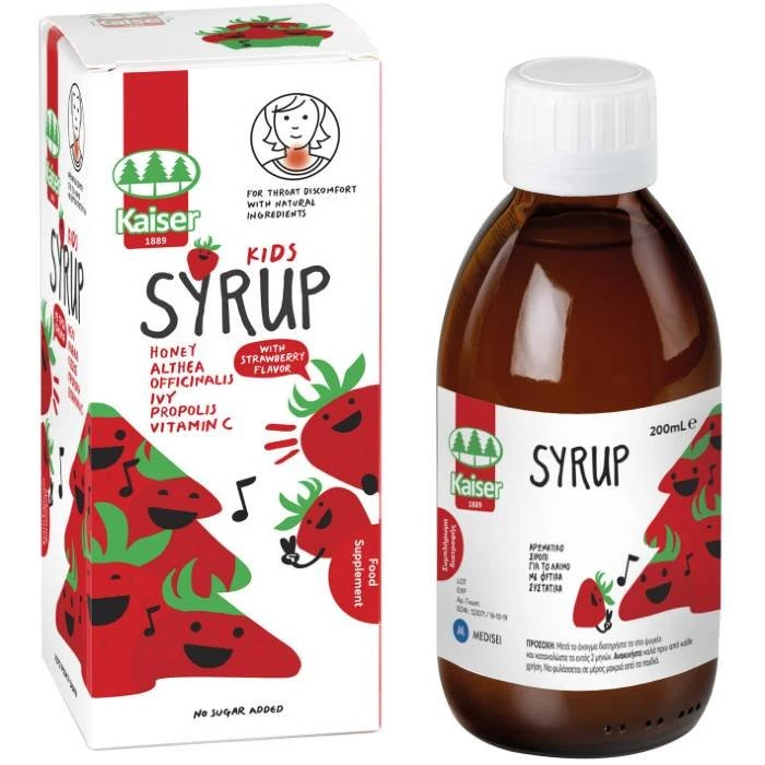 KAISER Kids Syrup with Strawberry Flavor 200ml