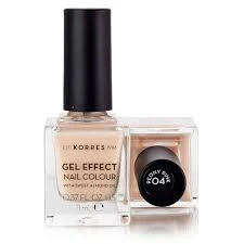 KORRES Gel Effect Nail Colour 02 Porcelain White 11ml