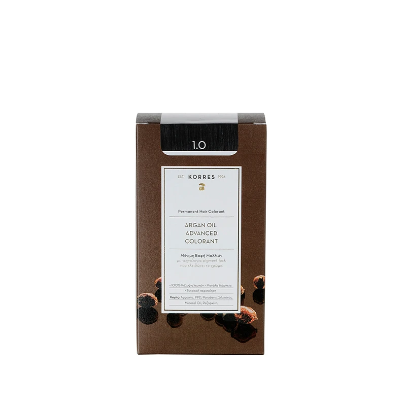KORRES Argan Oil Advanced Colorant 1.0 Μαύρο