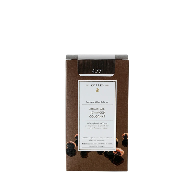KORRES Argan Oil Advanced Colorant 4.77 Σκούρο Σοκολατί