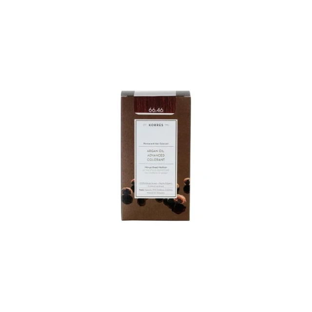 KORRES Argan Oil Advanced Colorant 66.46 Έντονο Κόκκινο Βουργουνδίας