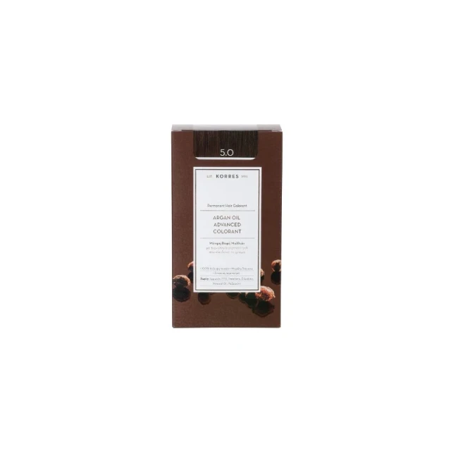 KORRES Argan Oil Advanced Colorant 5.0 Καστανό Ανοιχτό Φυσικό
