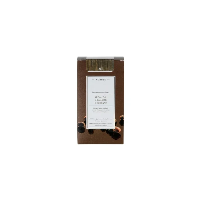 KORRES Argan Oil Advanced Colorant 6.1 Ξανθό Σκούρο Σαντρέ