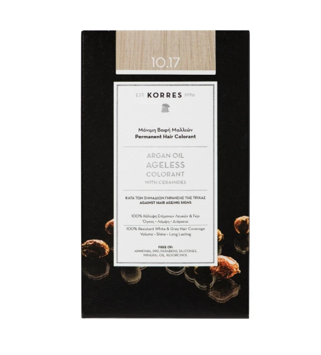 KORRES Argan Oil Advanced Colorant 10.17 Ξανθό Πλατίνας Μπέζ