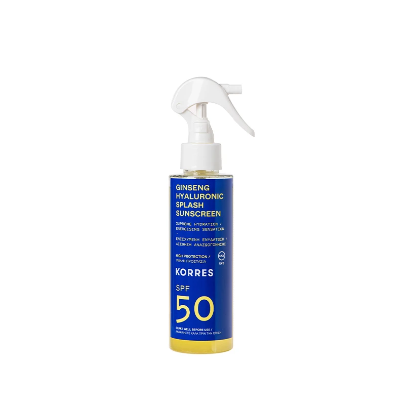 KORRES Ginseng & Hyaluronic Sunscreen Splash Spf50 150ml