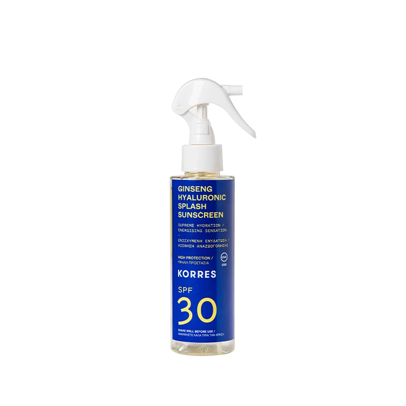 KORRES Ginseng & Hyaluronic Sunscreen Splash Spf30 150ml
