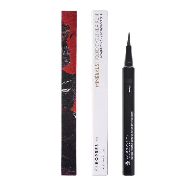 KORRES Minerals Liquid Eyeliner Pen Καφέ No 02 1ml