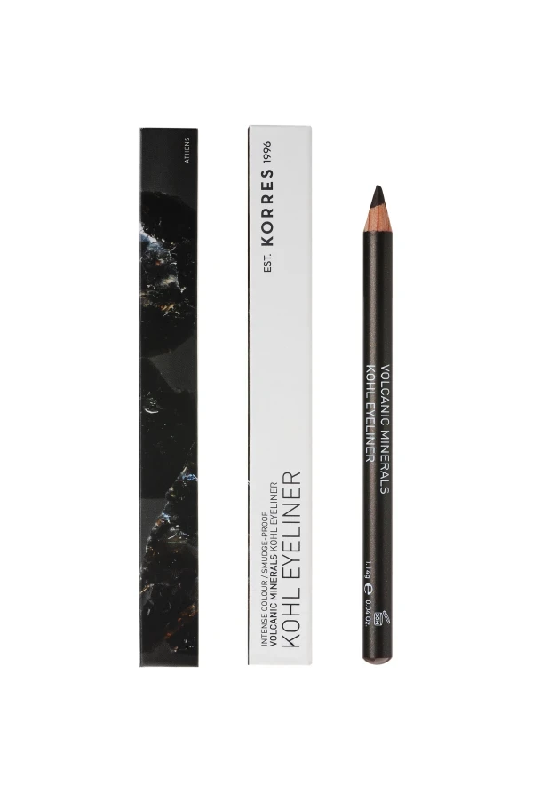 KORRES Volcanic Minerals Kohl Eyeliner No02 Brown Μολύβι Ματιών Καφέ 1,14gr
