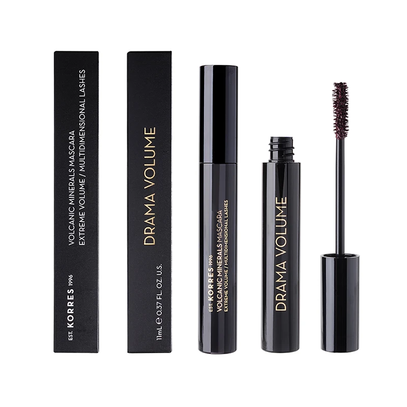 KORRES Black Volcanic Minerals Drama Volume Mascara 02 Brown Plum 11ml