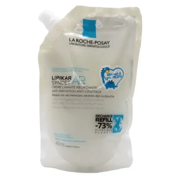 LA ROCHE-POSAY Lipikar Syndet Ap+ Lipid Replenishing Cream Wash Refill 400ml