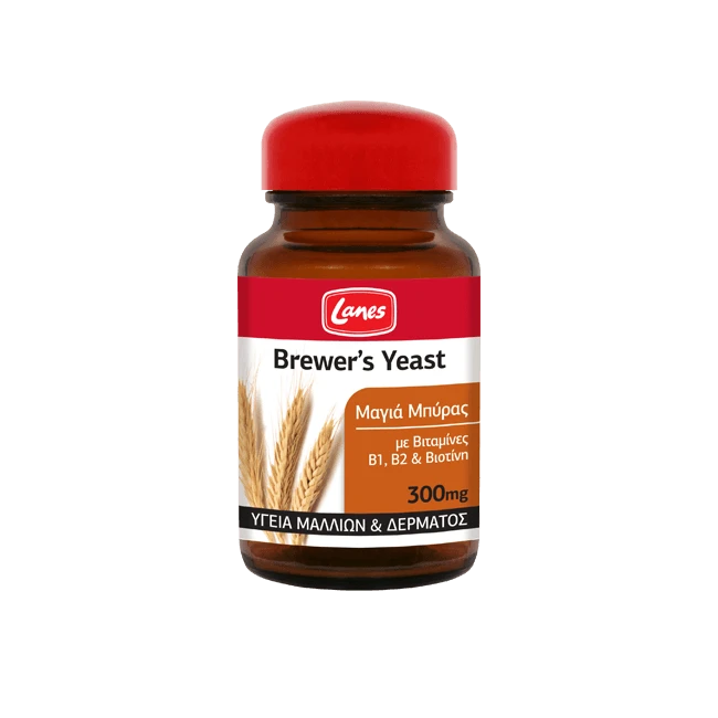 LANES Brewer's Yeast 300mg 200 Ταμπλέτες