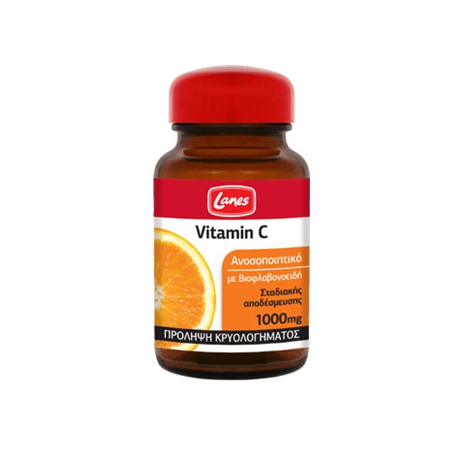 LANES Vitamin C 1000mg 60 Ταμπλέτες