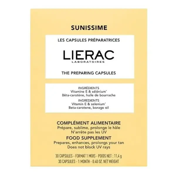 LIERAC Sunissime The Preparing Capsules 30 Kάψουλες