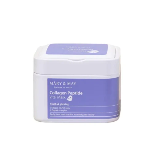 MARY & MAY Collagen Peptide Vital Mask 30 Τεμάχια