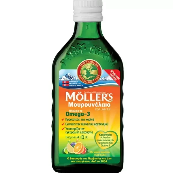 MOLLER'S Cod Liver Oil Tutti-Frutti 250ml