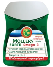 MOLLERS Forte Omega-3 60 Κάψουλες