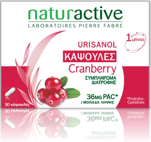 NATURACTIVE Urisanol Cranberry 30 Κάψουλες