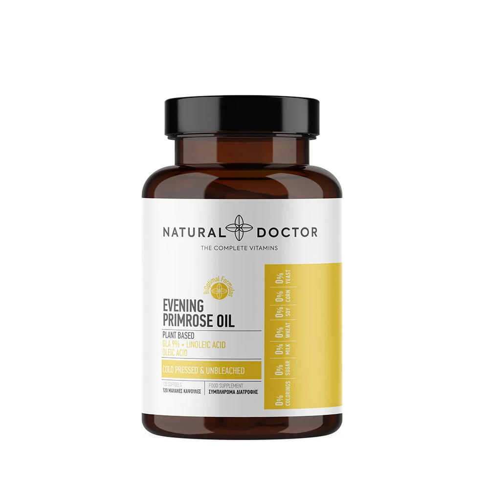 NATURAL DOCTOR Evening Primrose Oil 120 Μαλακές Κάψουλες