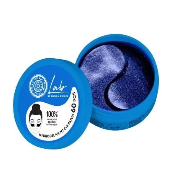 NATURA SIBERICA Biome Hydrogel Patches Ματιών Νύχτας για Λεύκανση & Ενυδάτωση 60 Τεμάχια