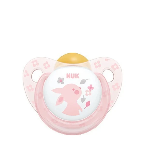 NUK Baby Rose & Blue Ορθοδοντική Πιπίλα Καουτσούκ 0-6m 1 Τεμάχιο