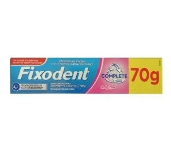 FIXODENT Complete Original Στερεωτική Κρέμα Τεχνητής Οδοντοστοιχίας 47g