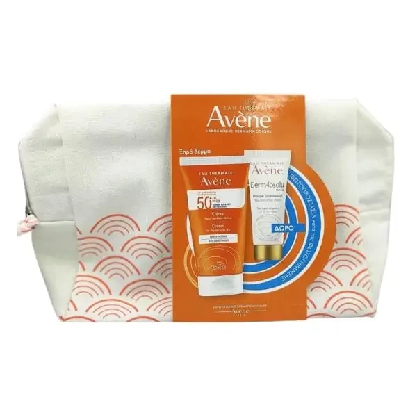 AVENE Promo Set Cream Spf50+ Very Dry Sensitive Skin with Perfume 50ml & Δώρο DermAbsolu Mask 15ml