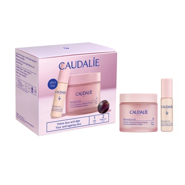 CAUDALIE Σετ Resveratrol-Lift Firming Cashmere Cream 50ml & Resveratrol-Lift Instant Firming Serum 10ml