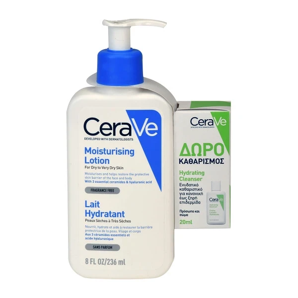 CERAVE Moisturising Lotion 236ml Δώρο Oil Cleanser 15ml