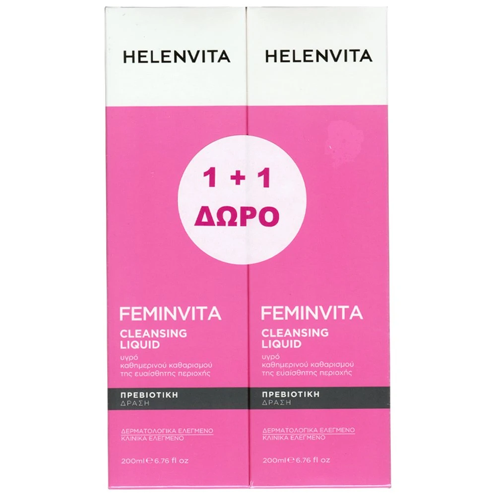 HELENVITA Feminvita Cleansing Liquid pH 4.2 200ml 1+1