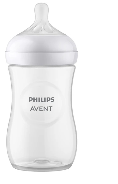 PHILIPS Avent Πλαστικό Μπιμπερό Natural Response με Θηλή Σιλικόνης 260ml 1+m