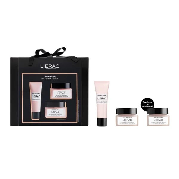 LIERAC Lift Integral The Regenerating Night Cream 50ml + Lift Integral The Firming Day Cream 50ml Recharge + Lift Integral Κρέμα Για Λαιμό & Ντεκολτέ 50ml
