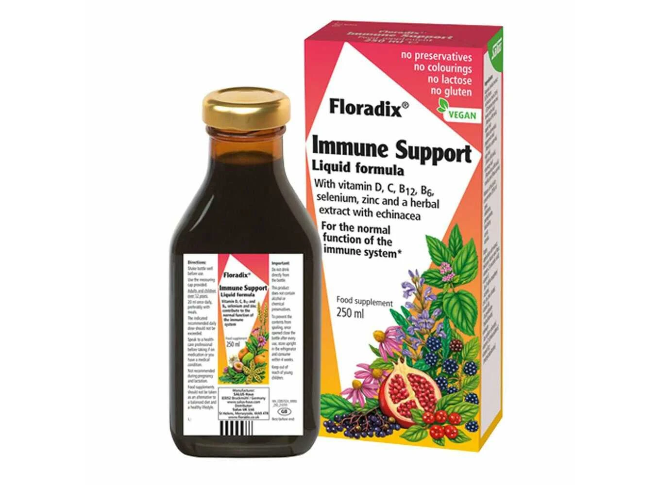 POWER HEALTH Floradix Immune Support Liquid Formula 250ml