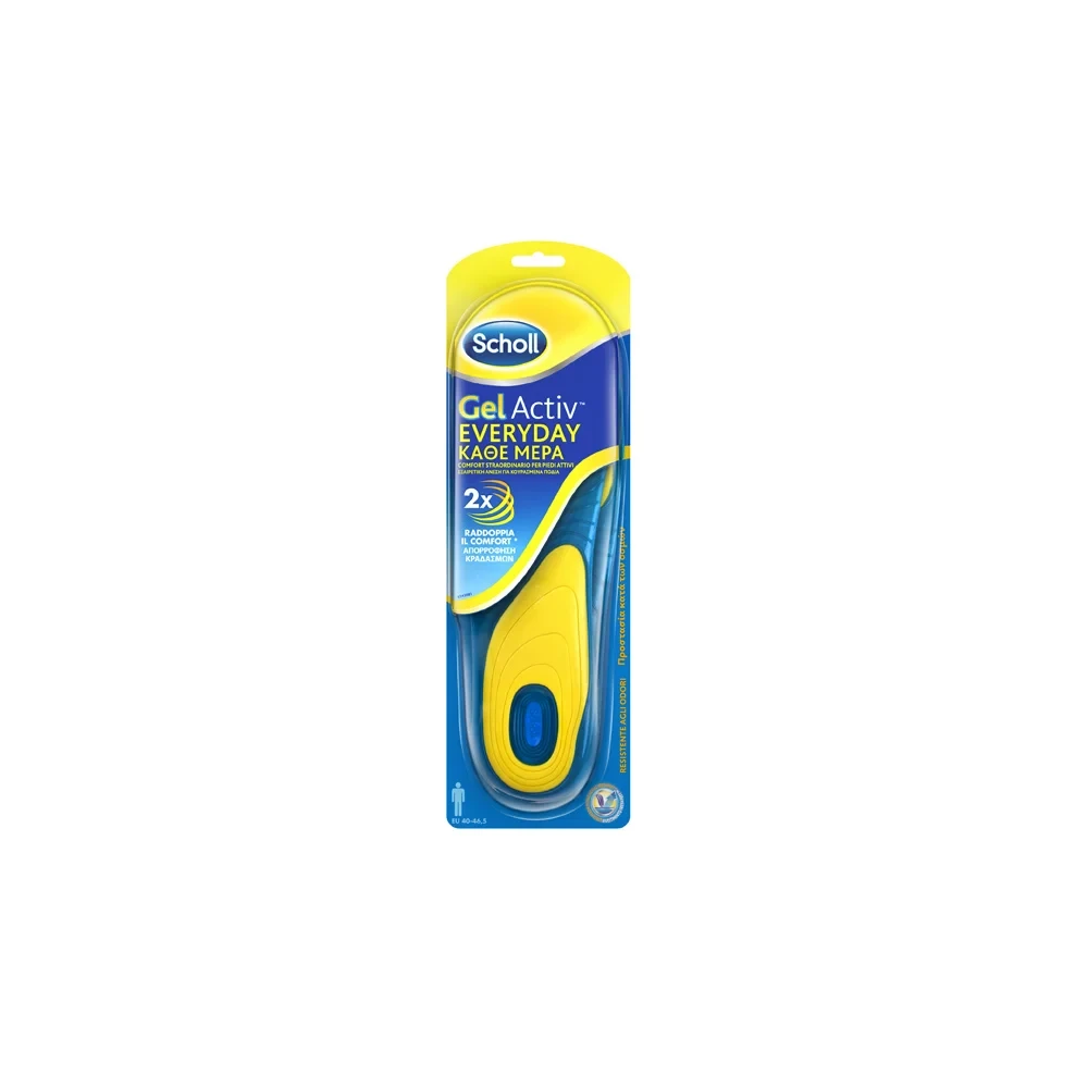 SCHOLL Gel Activ Everyday for Men Eu 40-46,5
