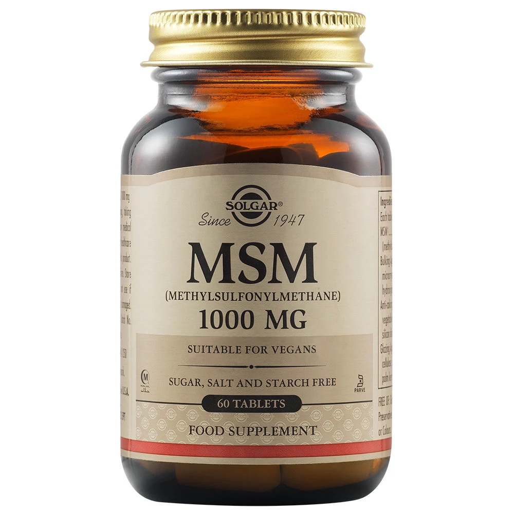 SOLGAR MSM 1000mg 60 Ταμπλέτες