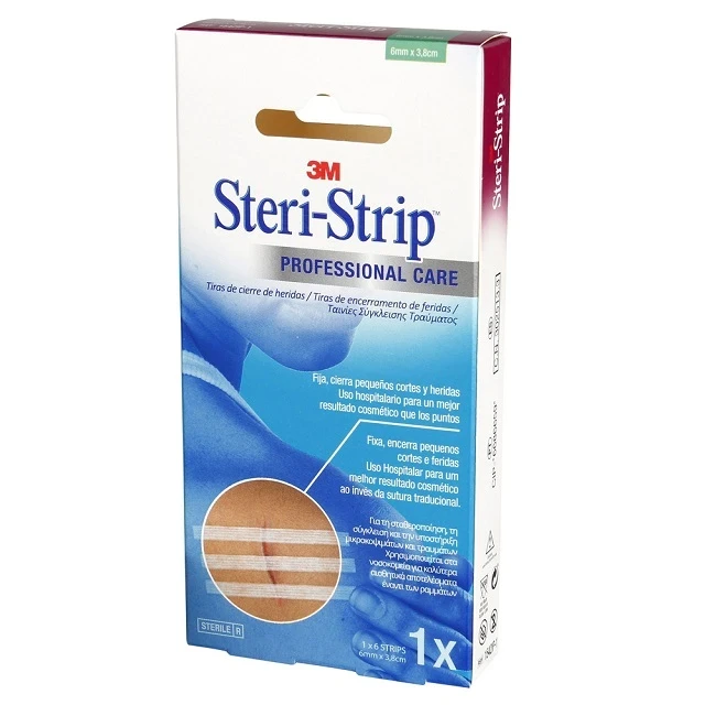 3M Steri-Strip (6mm x 10cm) 1x10 Strips