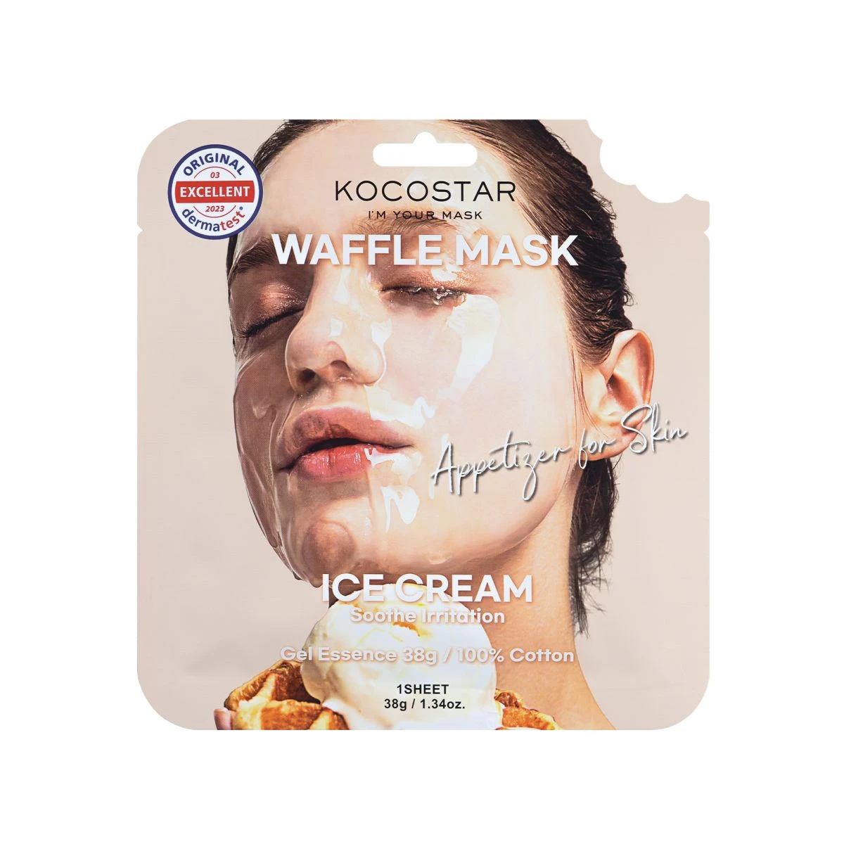 VICAN Waffle Mask Ice Cream 40g